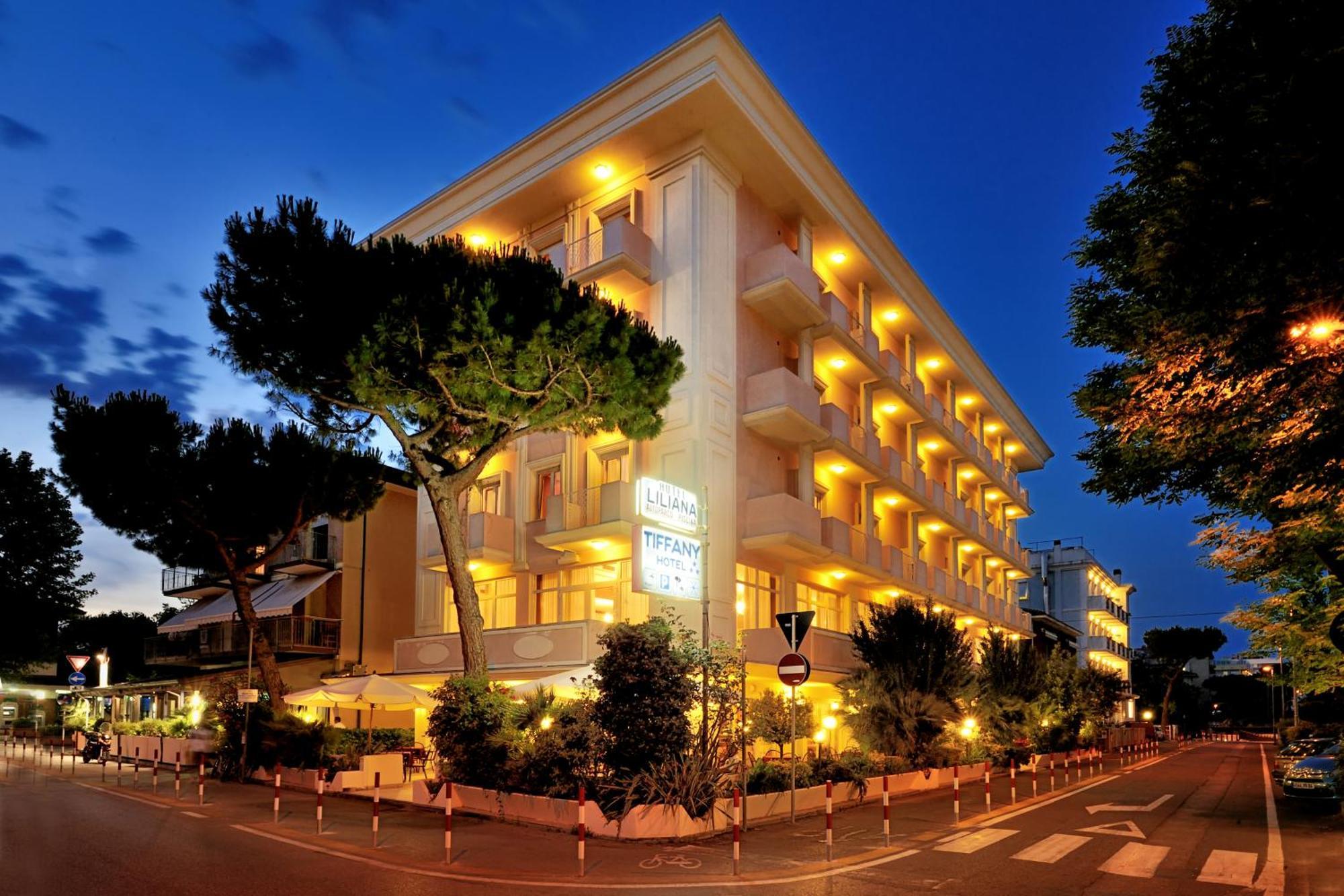 Hotel Tiffany Rimini Exterior foto